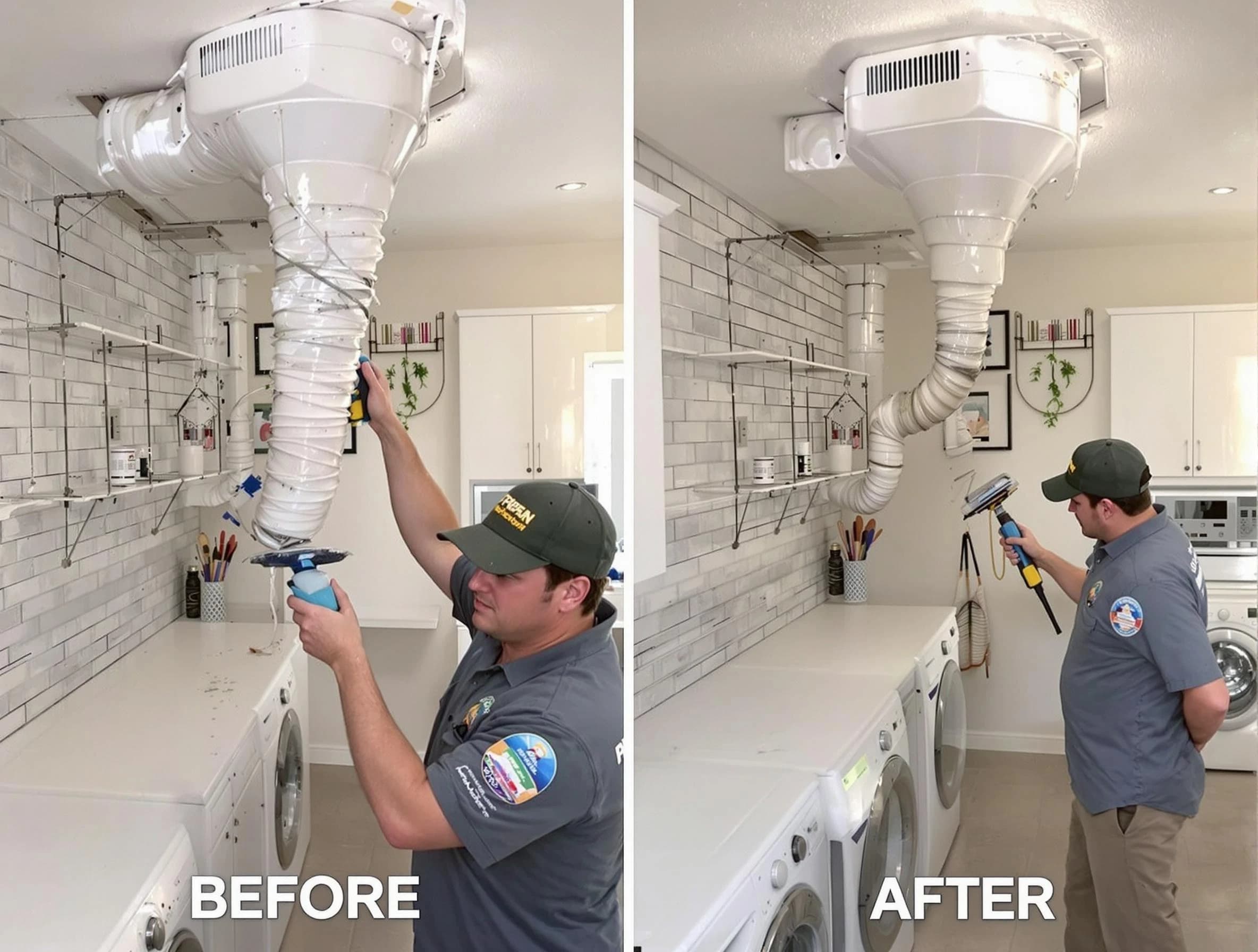Professional dryer exhaust vent cleaning by Loveland Dryer Vent Cleaning in Loveland