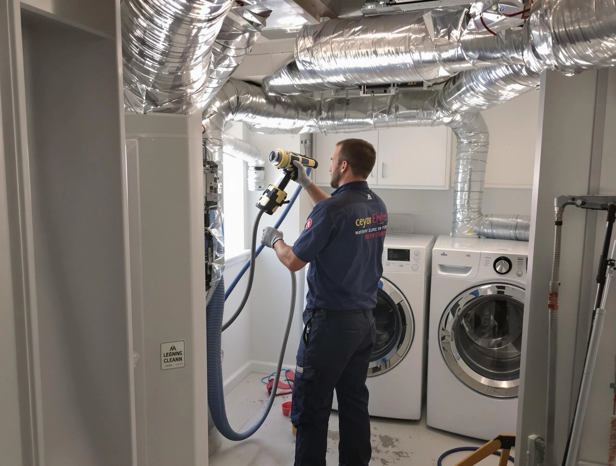 Loveland Dryer Vent Cleaning specialist using advanced equipment for thorough duct cleaning in Loveland